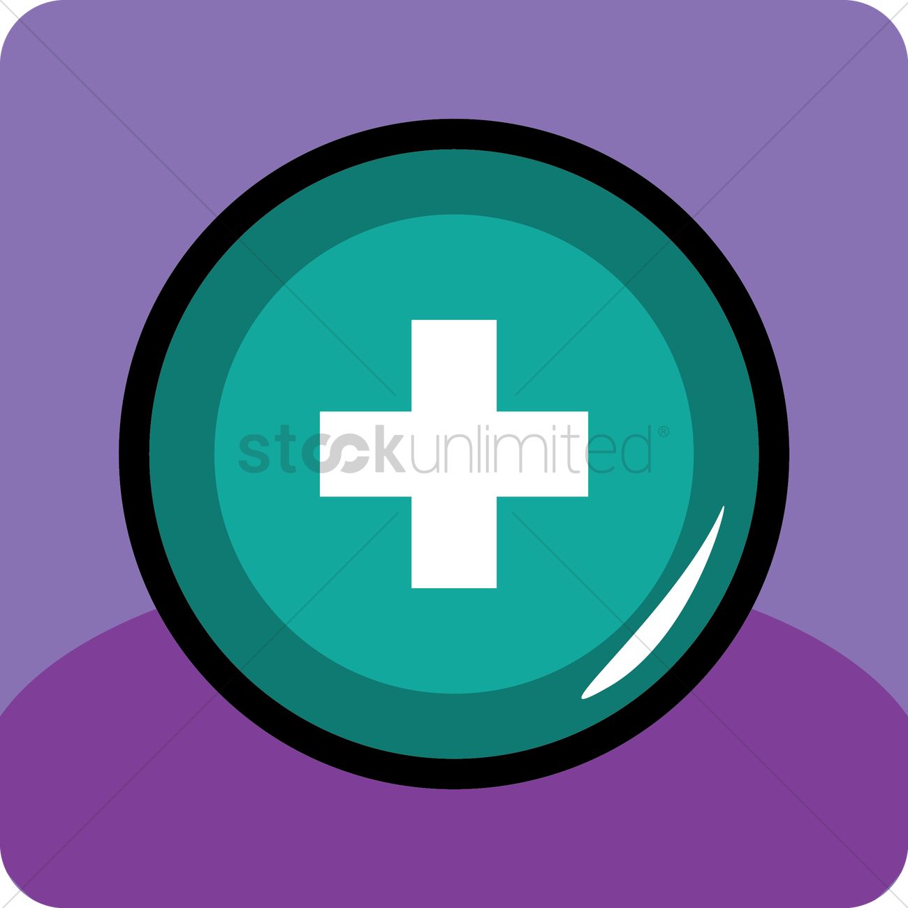 1300x1300 Medical Cross Symbol Vector Image