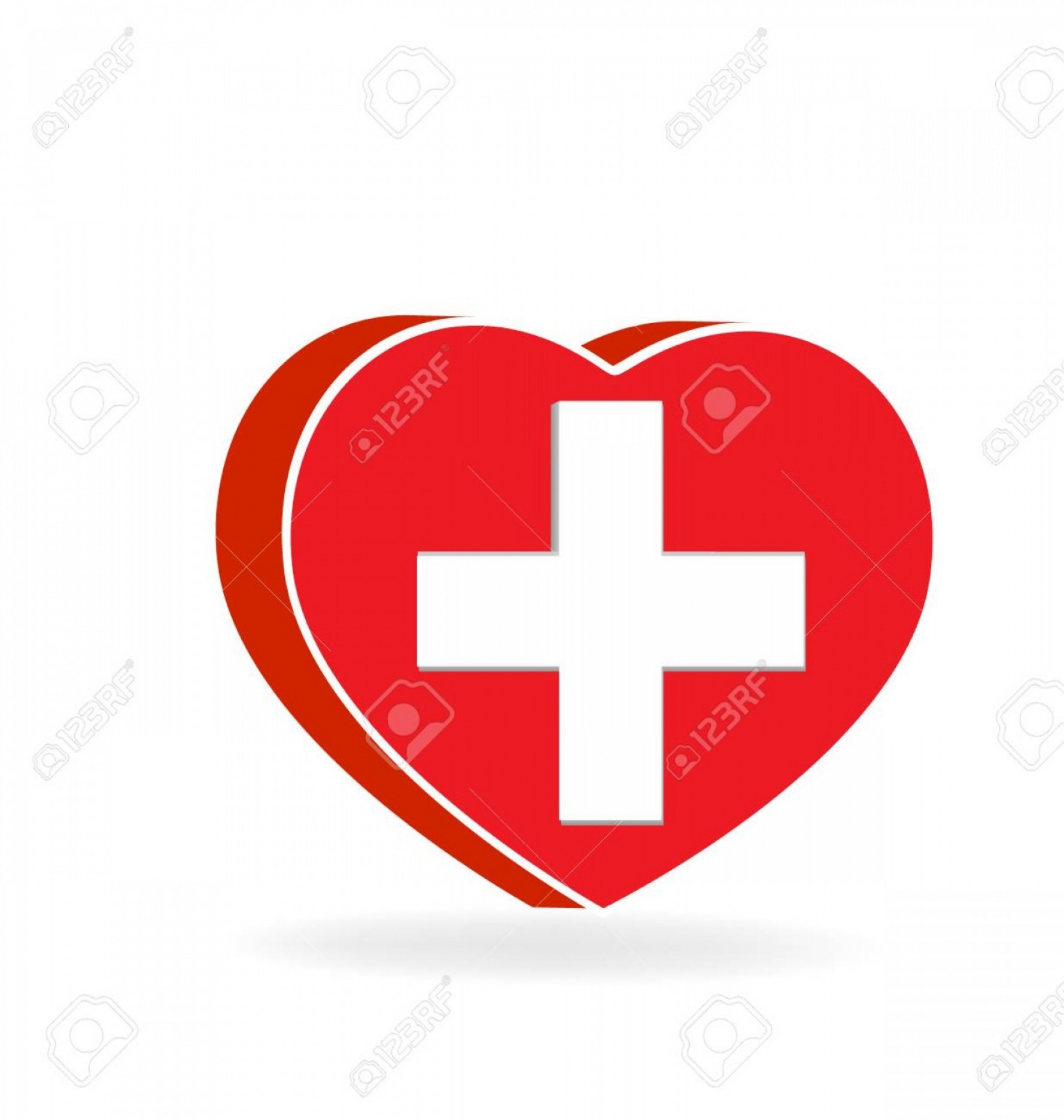 1778x1872 Photostock Vector Heart Shape With Medical Cross Vector Geekchicpro