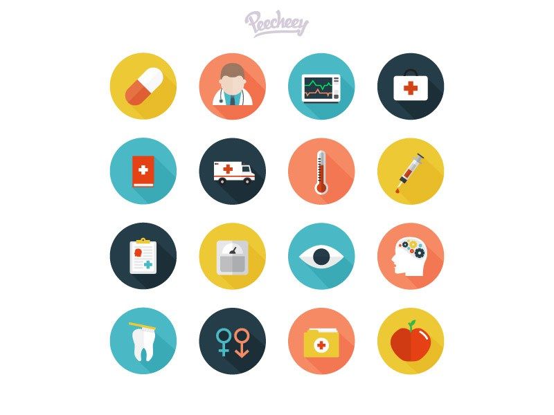 800x600 Free Vector Medical Icon Set Fonts And Design Vector Free
