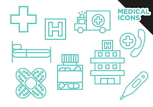 310x217 Medical Icons Flat Vector Free Free Graphics Uihere