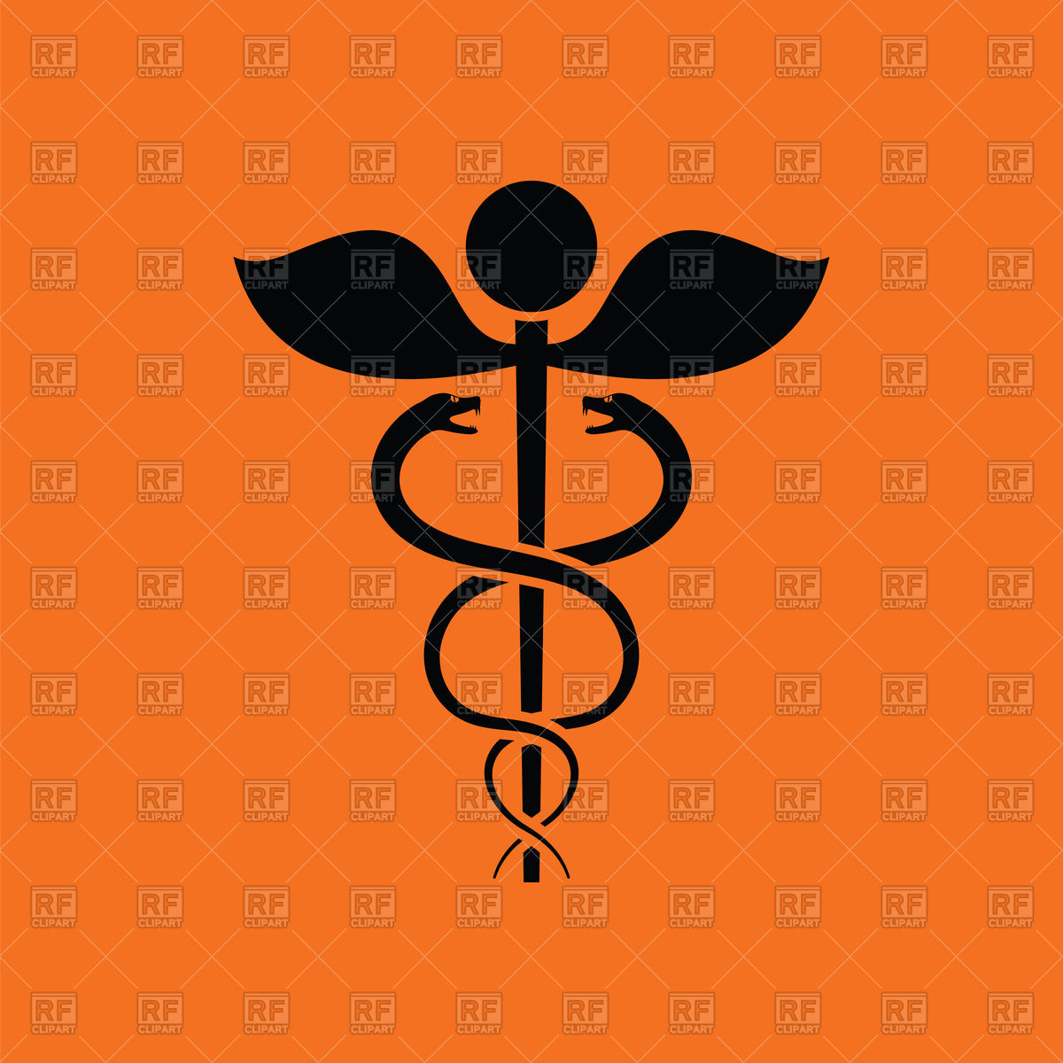 1200x1200 Medicine Sign Icon On Orange Background Vector Image Of Healthcare