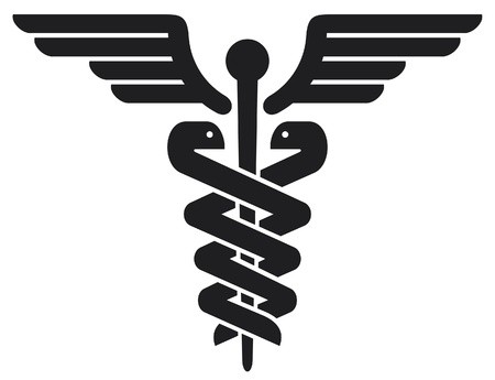 450x345 Caduceus Medical Symbol Emblem For Drugstore Or Medicine, Medical