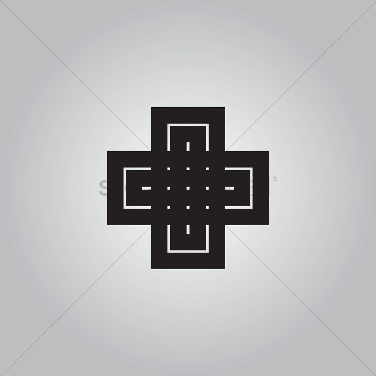 1300x1300 Free Medical Sign Vector Image