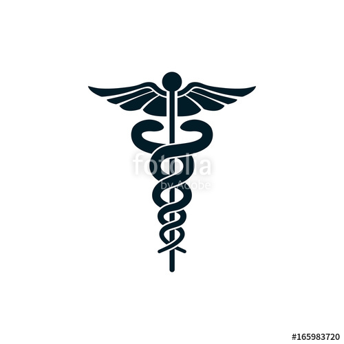 500x500 Medical Snake Symbol Stock Image And Royalty Free Vector
