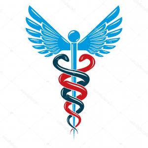 300x300 Stock Illustration Caduceus Medical Symbol Graphic Vector