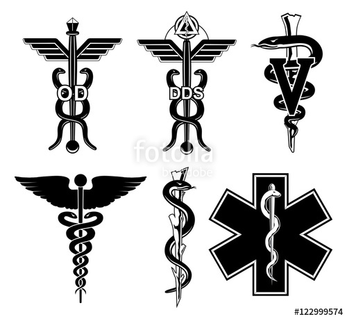 500x459 Medical Symbols Graphic Is An Illustration Of Six Medical Symbols