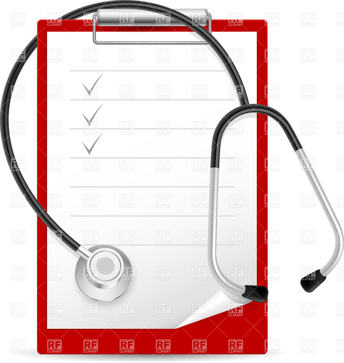 1139x1200 Stethoscope And Checklist