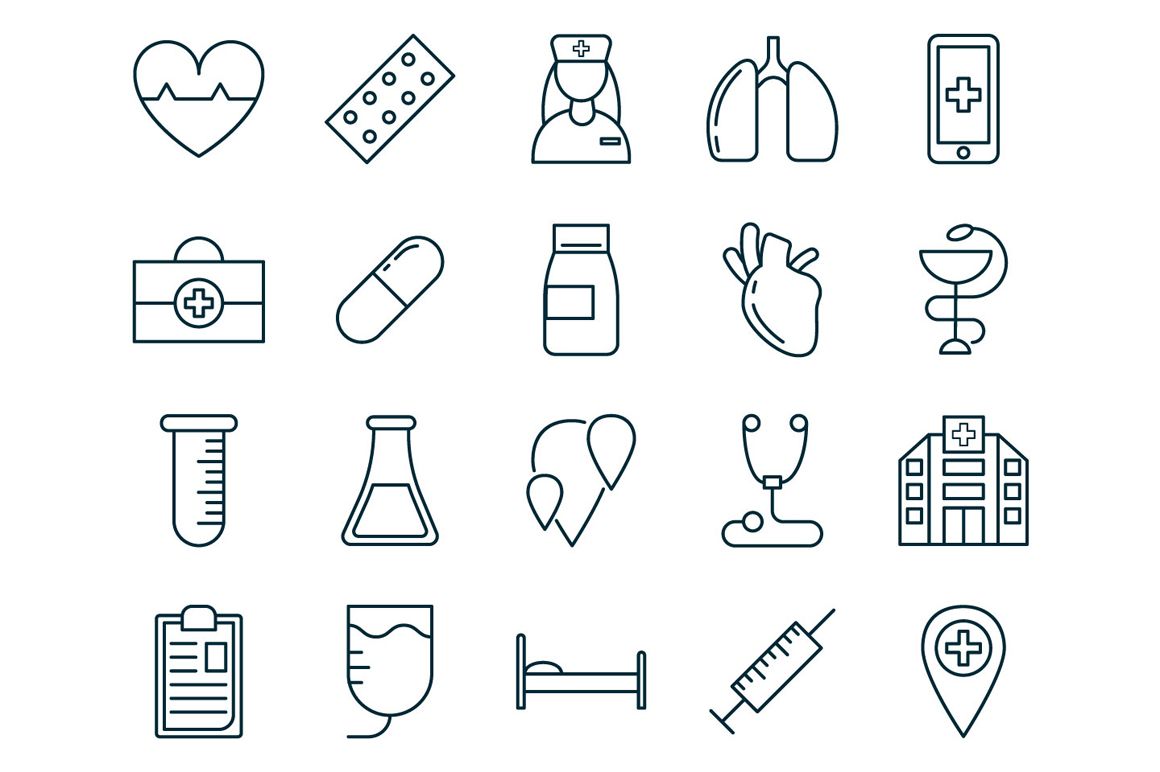 1160x772 Free Medical Vector Icon Set Pixelify Best Free Fonts, Mockups