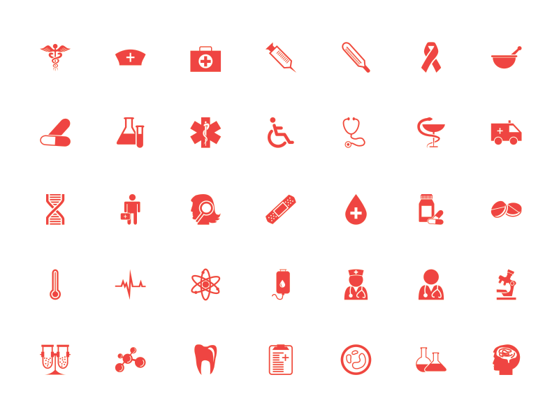 800x600 Medical And Health Vector Icons