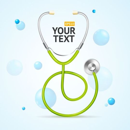 539x539 Medical Background With Stethoscope Vectors Material Free Download