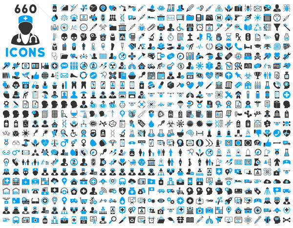 600x468 Medical Vector Icons Vector Illustration Victor Ivlichev