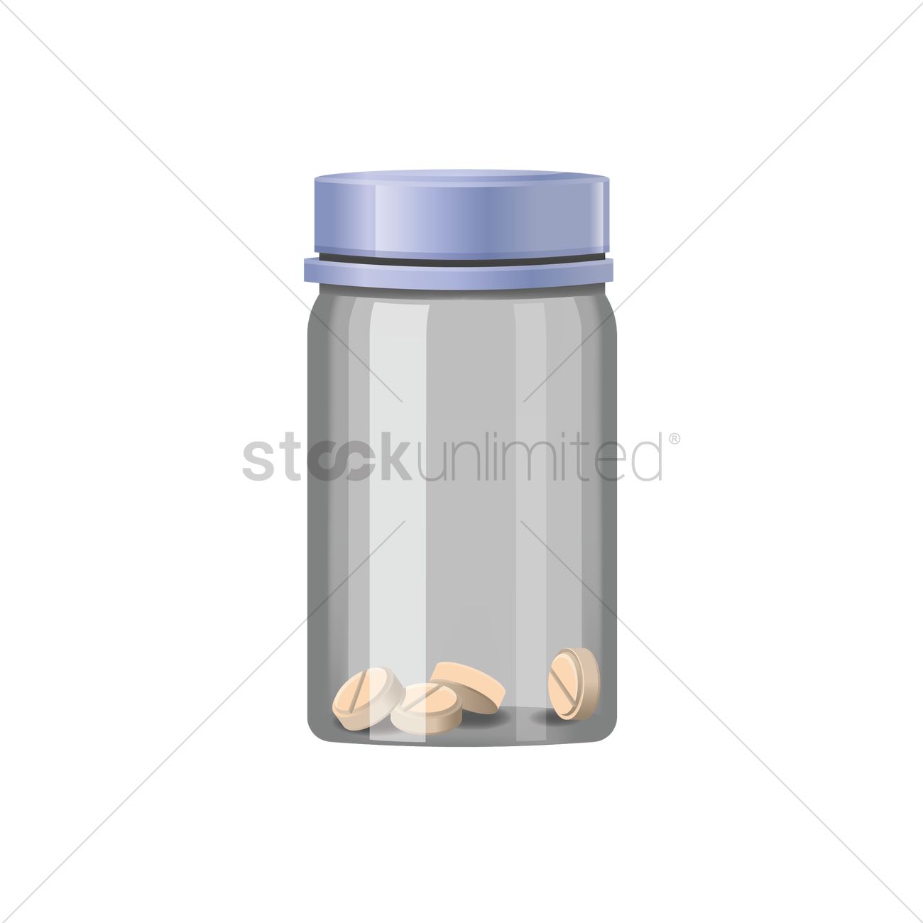 1300x1300 Medicine Bottle Vector Image