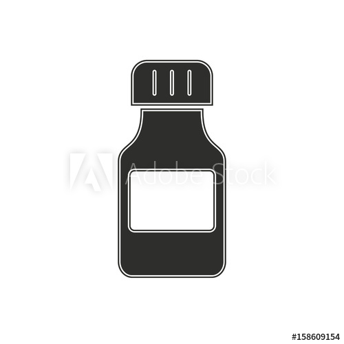 500x500 Medicine Bottle Vector Icon