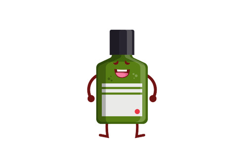 500x330 Cute Medicine Bottle Vector Illustration Free Download