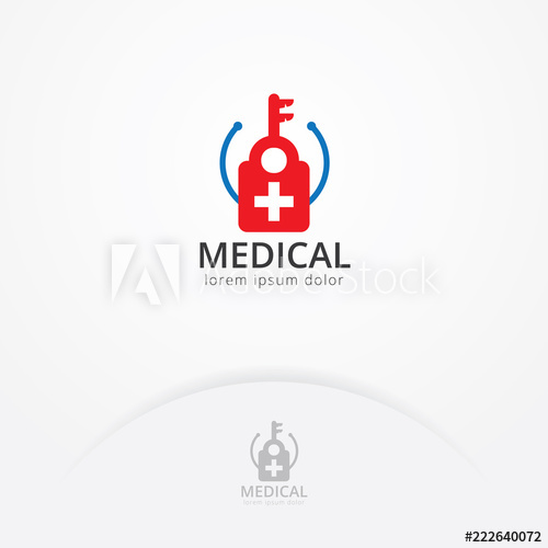 500x500 Medical Key Logo Vector Logo Of Key And Medical Symbols, Symbol