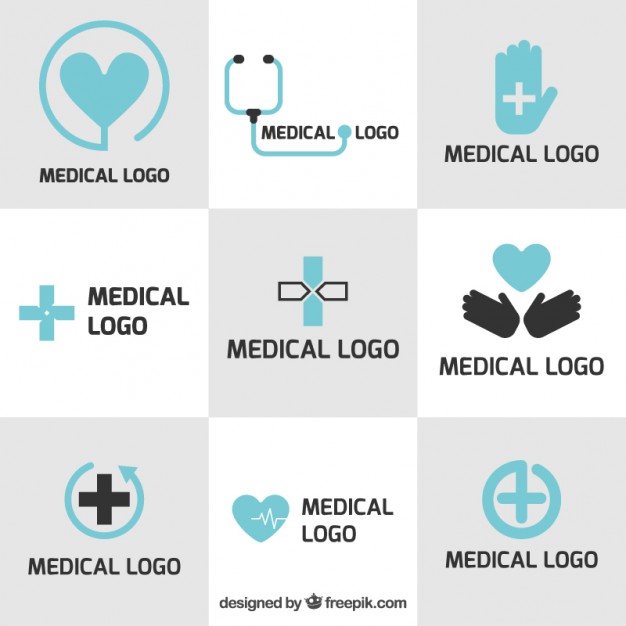 626x626 Medical Logo Templates In Flat Design Vector Free Download