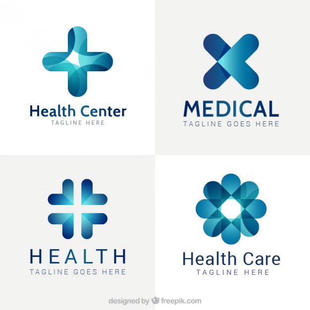 626x626 Blue Modern Medical Center Logos Vector Free Download