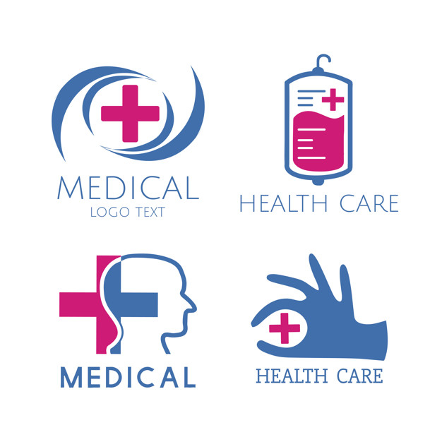 626x626 Medical Service Logos Vector Set