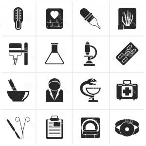 300x300 Medicine Symbol Black Icon Vector Newwaysys