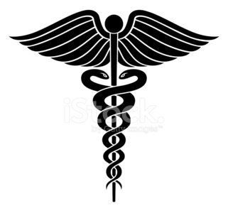 321x300 Caduceus Medical Symbol Graphic Stock Vectors