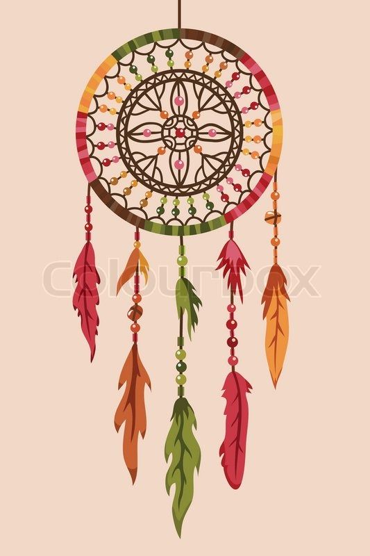 533x800 Stock Vektor Af 'dream Catcher' Dreamcatchers Medicine Wheel