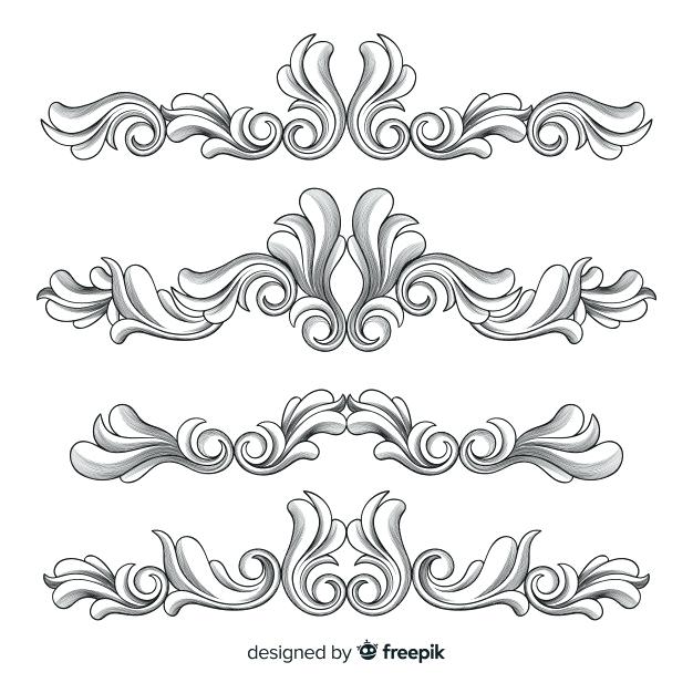 Vector Medieval Flowers 626x626 Vector Medieval Flowers