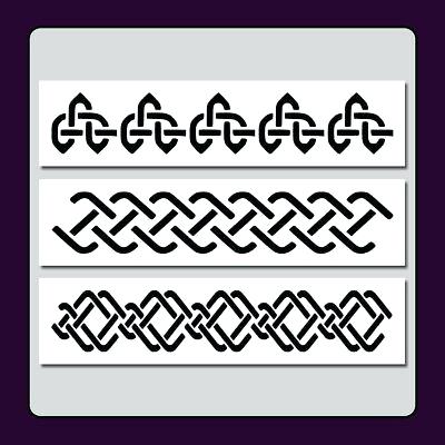 Celtic Knots Border Lot Set Knot Borders Stencils X Each 400x400 Celtic Knots Border Lot Set Knot Borders Stencils X Each