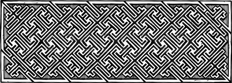 Celtic Key Medieval Border In Vintage Stock Vector Colourbox 800x288 Celtic Key Medieval Border In Vintage Stock Vector Colourbox