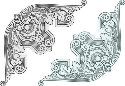 Classical Medieval Border Frame Vector Boyama 500x346 Classical Medieval Border Frame Vector Boyama