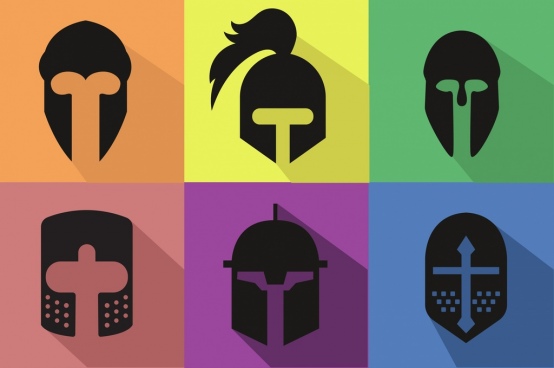 554x368 Knight Helmet Vector Free Vector Download