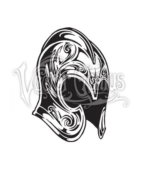 468x580 Medieval Helmet Stockart