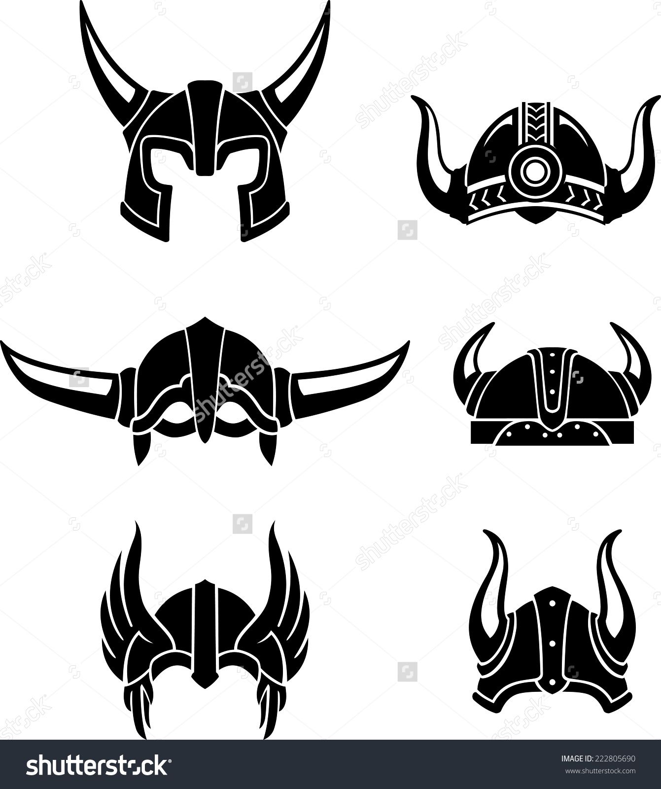 1341x1600 Viking Helmet Set, Protective Head Gear Or Equipment In Medieval