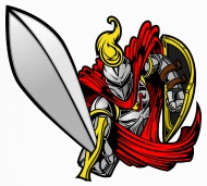 190x171 Cartoon Medieval Knight Warrior Funny Vector Image Iphone X Case