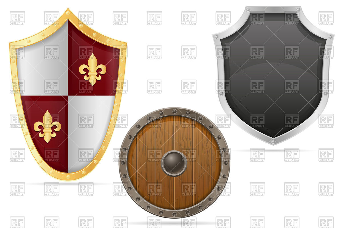 1200x800 Medieval Battle Shields Vector Image Of Objects Konturvid