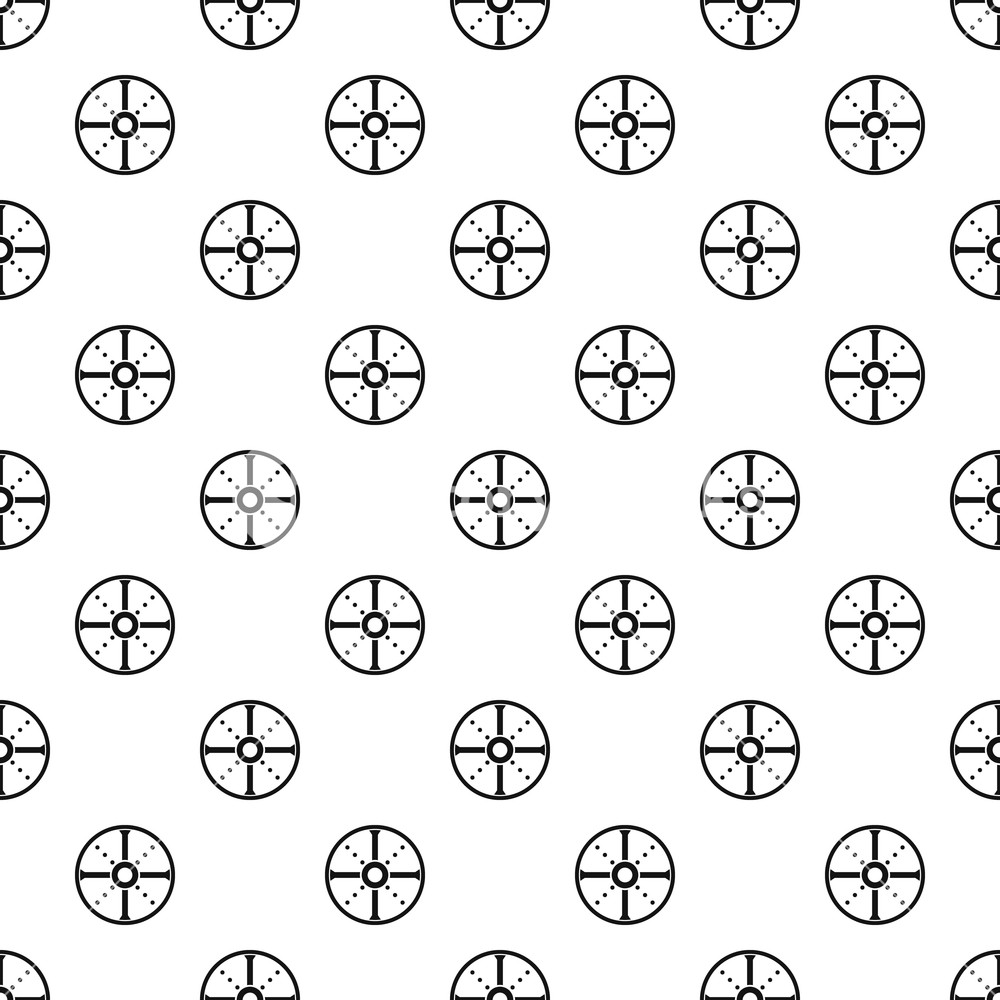 1000x1000 Medieval Round Shield Pattern Simple Illustration Of Medieval
