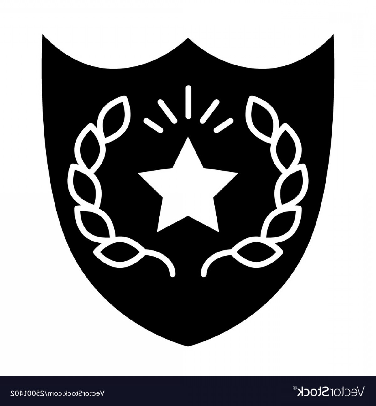 1200x1296 Police Badge Solid Icon Shield Vector Catchsplace