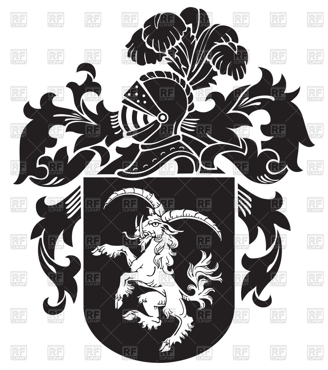 1062x1200 Template Of Medieval Heraldic Emblem