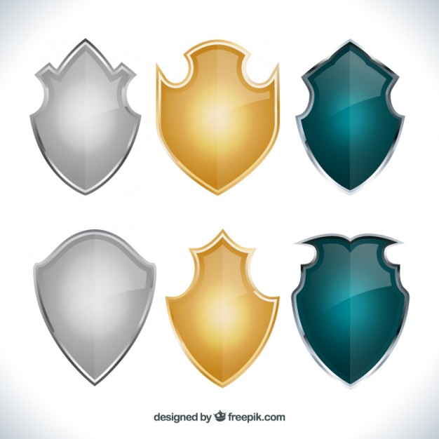 626x626 Variety Of Medieval Shields Vector Free Download