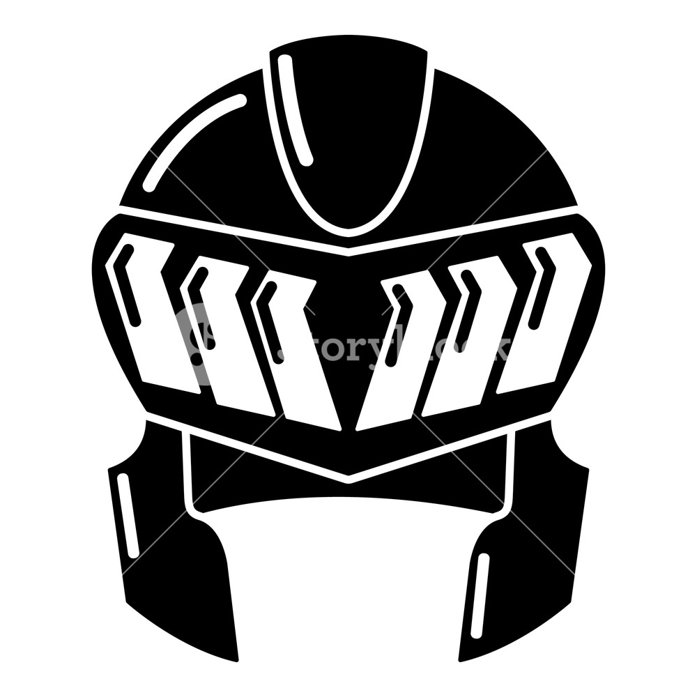 Knight Helmet Medieval Icon Simple Illustration Of Knight Helmet 1000x1000 Knight Helmet Medieval Icon Simple Illustration Of Knight Helmet