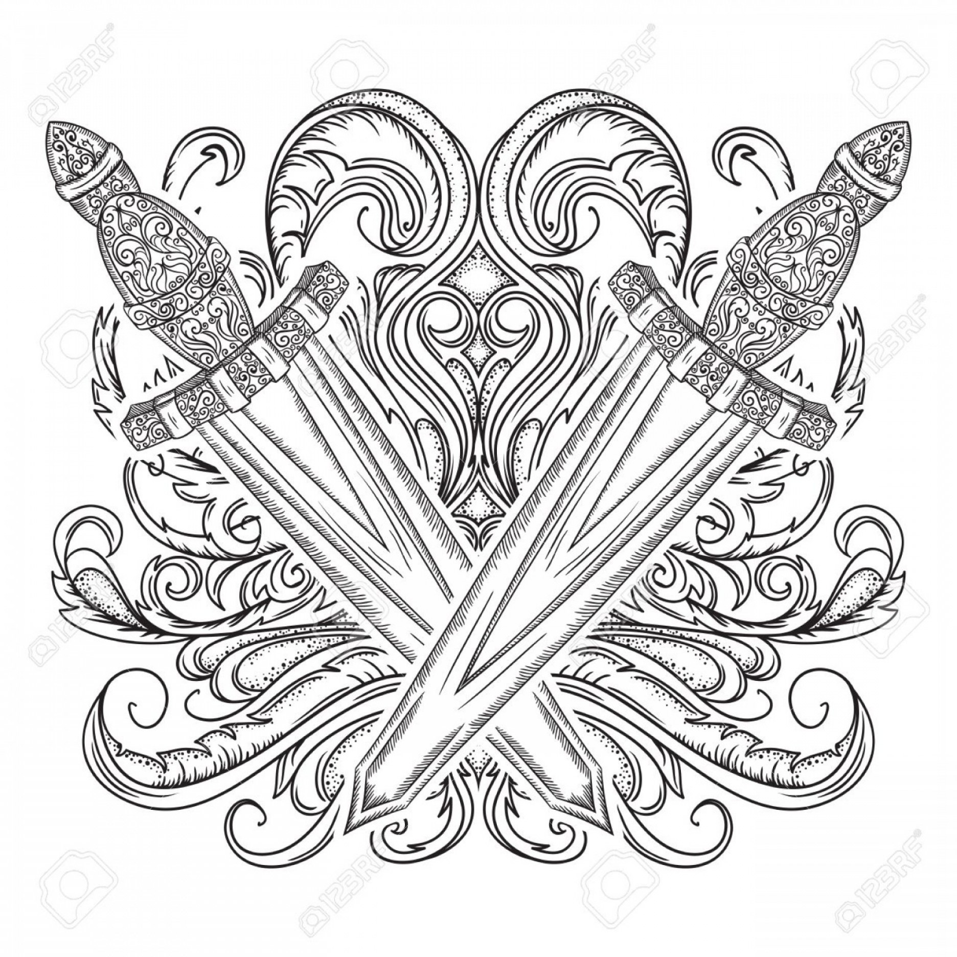 Medieval Filigree Vector Soidergi 1872x1872 Medieval Filigree Vector Soidergi