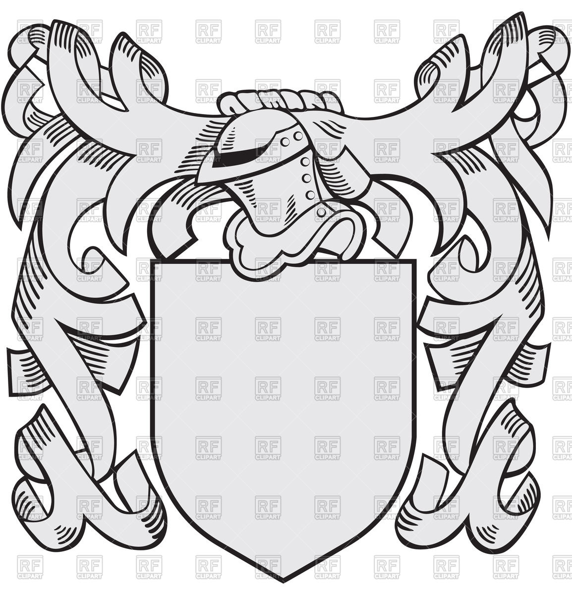 Heraldic Templates With Helmet And Shield 1154x1200 Heraldic Templates With Helmet And Shield