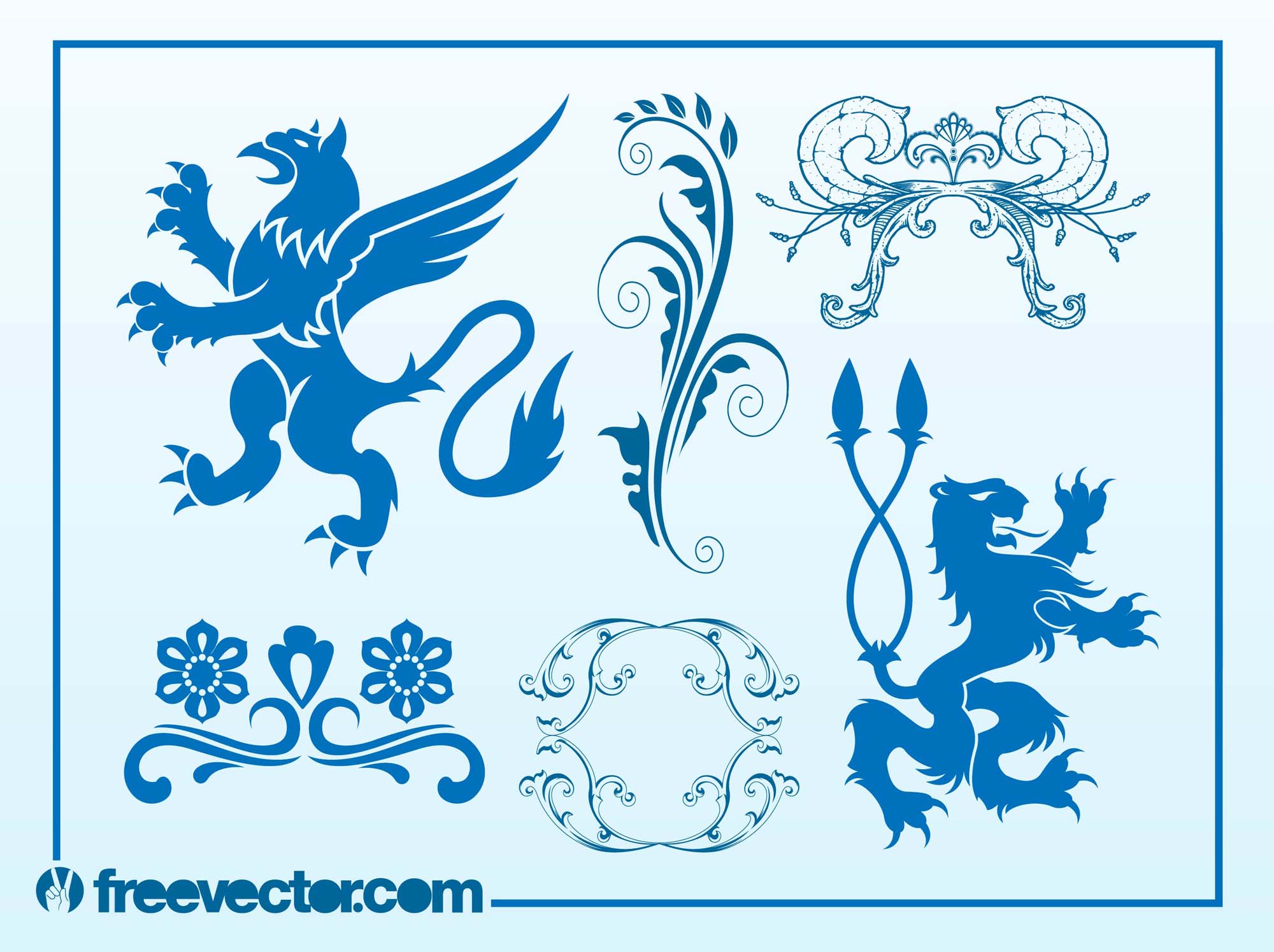 2000x1495 Medieval Decorations Vector Art Graphics
