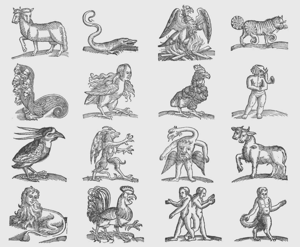 1136x936 Medieval Monsters Vector Art Graphics