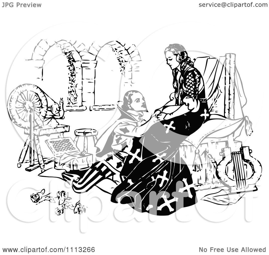 1080x1024 Clipart Medieval Man Kneeling Before A Lady