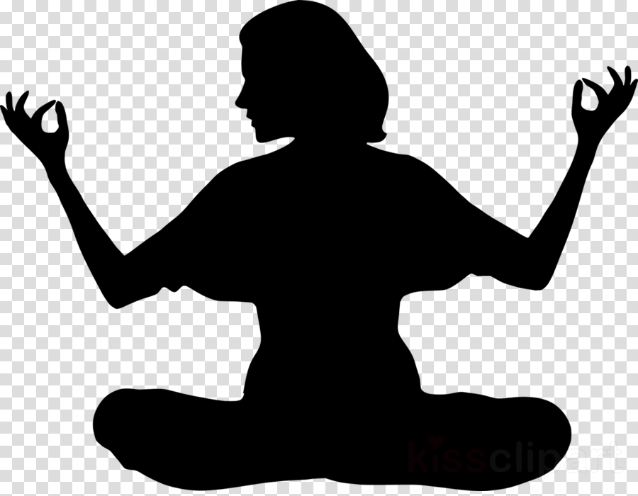 Meditation Silhouette Vector at Vectorified.com | Collection of