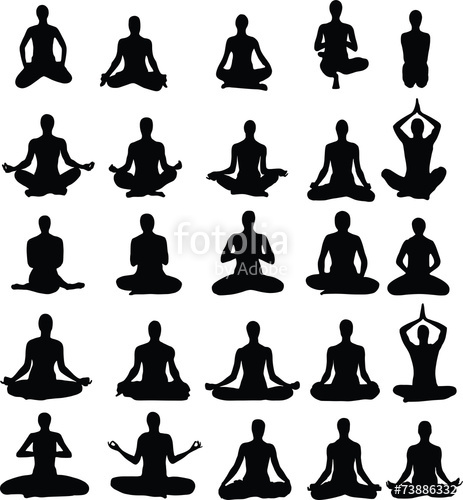 Download Meditation Silhouette Vector at Vectorified.com ...