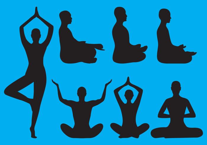 Download Meditation Silhouette Vector at Vectorified.com ...