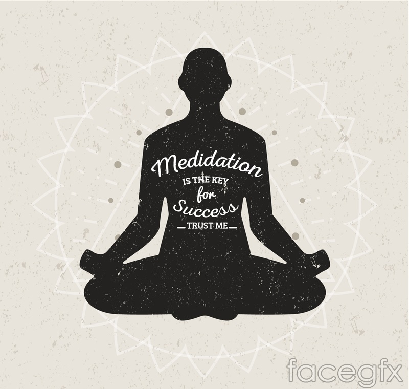 800x760 Meditation Of Female Silhouettes Vector Over Millions Vectors
