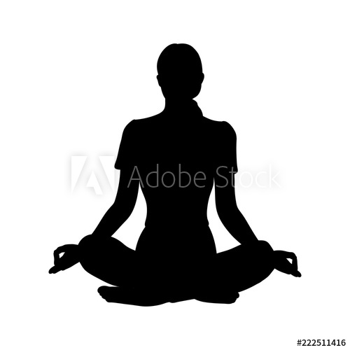 Download Meditation Silhouette Vector at Vectorified.com ...