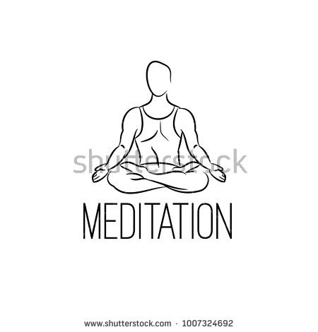450x470 Meditation, Yoga, Icon, Vector, Silhouette, Pose, Lotus, Body, Zen